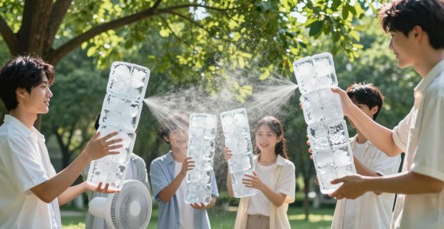大冰块降温方法_重庆大渡口区夏季防暑降温大冰块_大冰块户外活动使用时长